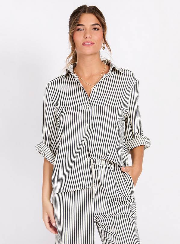 LITTLE MISTRESS Stripe Shirt M